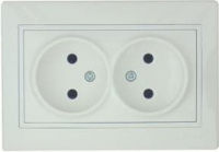 Lezard  Mira  Белый-Белый Роз. без з/к керамика 2-ая СП  (860944) 701-0202-128