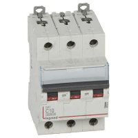 Выкл.автом.  3П  10А  хар-ка C  6кА/10кА  LGR  DX3 407857