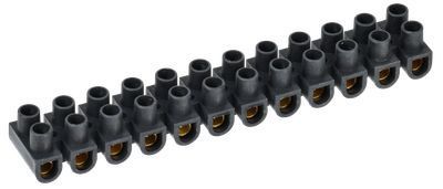 Зажим винтовой ЗВИ-20 н/г 4-10мм2 12пар ИЭК черные