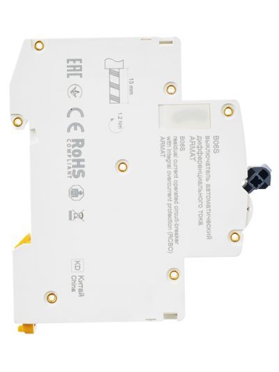 ARMAT Автоматический выключатель дифференциального тока B06S 1P+NP C20 30мА тип AC (18мм) IEK