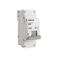 Выключатель автоматический модульный 1п D 32А 10kA ВА 47-100M без теплового расцеп. PROxima EKF mcb4