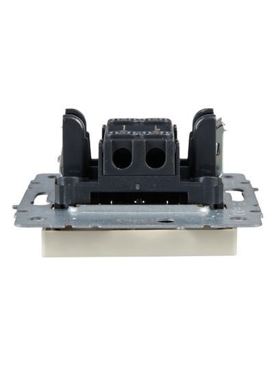 BRITE Выключатель 1-клавишный 10А ВС10-1-0-БрКр бежевый IEK 