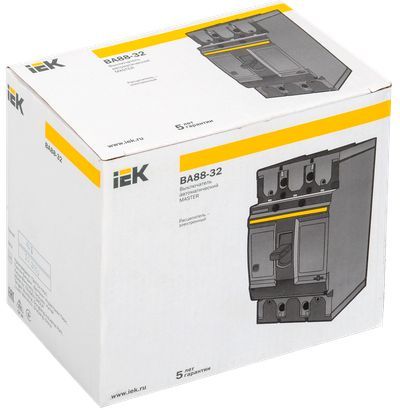 Выключатель автоматический 3п 125А 35кА ВА88-32 MASTER электр. расцеп. IEK SVA11-3-0125-02