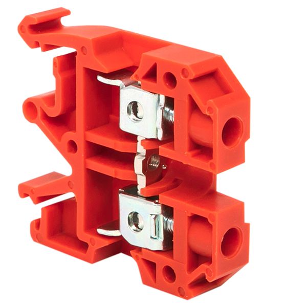 Клемма проходная винтовая JXB 4 мм2 красная EKF