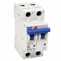 Выключатель автоматический OptiDin BM63-2L63-10-УХЛ3 в комплекте 2 заглушки