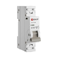 Выключатель автоматический 1п 10А (C) 6кА ВА 47-63N PROxima EKF M636110C