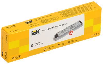 БАП IEK LED 40-3,0 IP20 3 часа 157х30,4х21 мм выходное напряжение 10-90В