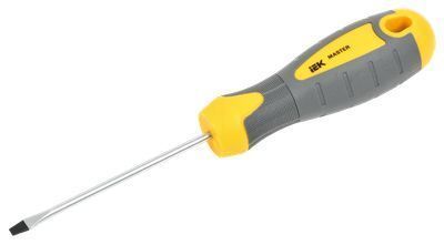 Отвертка шлицевая SL8х150 мм, Master IEK