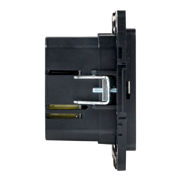 Стокгольм Механизм Розетки с 2USB type-A + type-C черный EKF PROxima