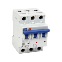 Выключатель автоматический модульный 3п C 13А 10кА OptiDin BM63-3C13-10-УХЛ3 КЭАЗ 249255