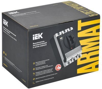 ARMAT Автоматический выключатель в литом корпусе 3P типоразмер G 85кА 160А расцепитель термомагнитный регулируемый IEK