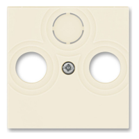 ABB  Levit  Слон. Кость Накладка ABB Levit для розеток TV-R / TV-R-SAT 2CHH080300A4017