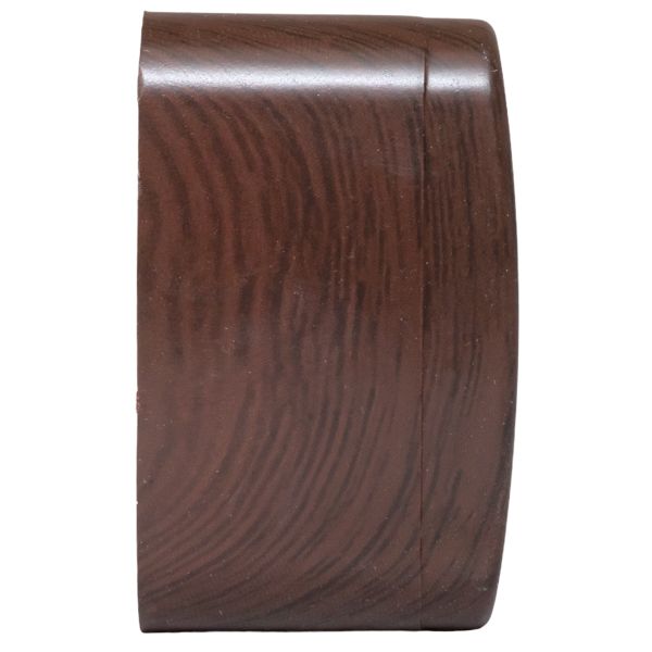 Розетка Phone 1-местная ОП Минск тёмное дерево EKF