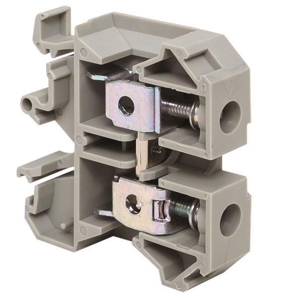 Клемма проходная винтовая JXB 6 мм2 серая EKF