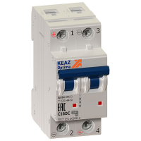 Выключатель автоматический модульный OptiDin BM63-2K2-DC-УХЛ3 (Новый)