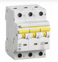 Выкл. автомат.  3П  25А  хар-ка D  6кА  ВА47-60M IEK