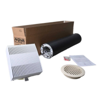 Клапан кив Нова - Строй, ООО 125-02-06 (в сборе, с бежевой решёткой) NovaSTYLE 75