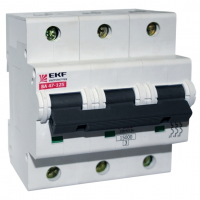 Выкл.автом.  3П 125А хар-ка C  15кА  EKF ВА 47-125 mcb47125-3-125C