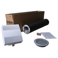 Клапан кив Нова - Строй, ООО 125-02-06 (в сборе, с светло серой решёткой) NovaSTYLE 78