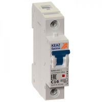 Выкл.автом.  1П   2А  хар-ка C  6кА  КЭАЗOptiDin BM63-1C2-УХЛ3 (Новый)