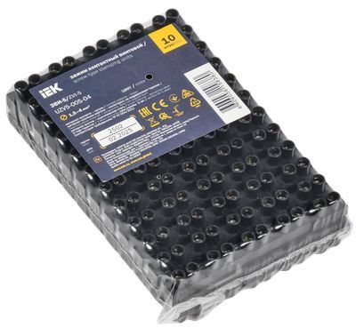 Зажим винтовой ЗВИ  5 1,5-4,0мм2 12пар н/г ИЭК черные