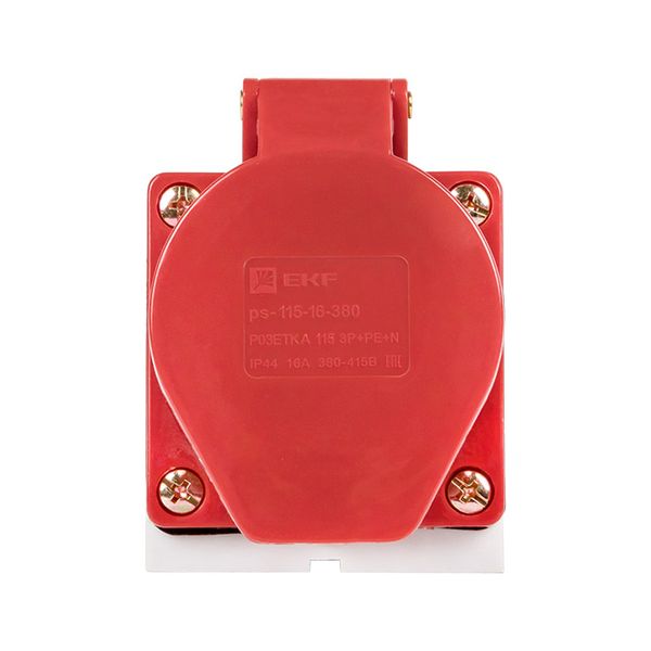 Роз.  115  16А 3Р+РЕ+N 380В IP44 стац. наруж. EKF