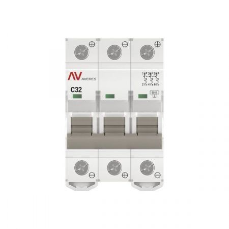 Выключатель автоматический AV-6 DC 3P 32A (C) 6kA EKF AVERES