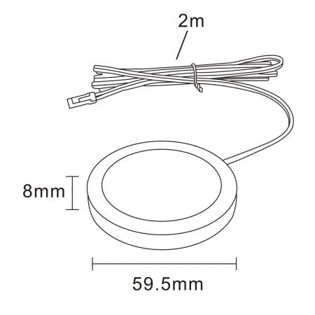 Светильник накладной мебельный 12V Mobiled Lightstar 036240