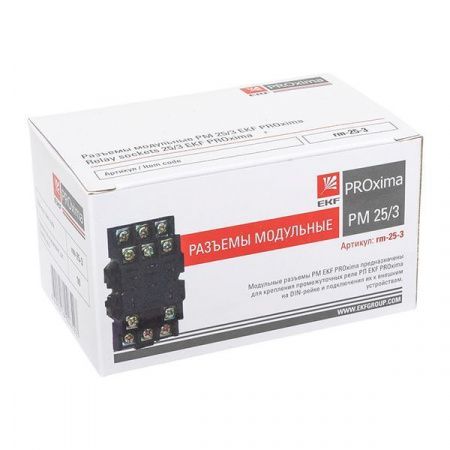Разъем модульный РМ 25/3 EKF PROxima