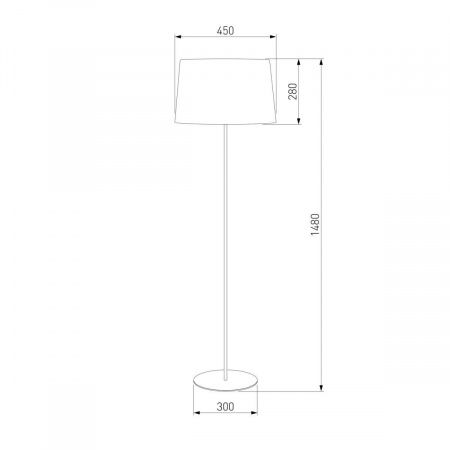 Торшер TK Lighting 2919 Maja