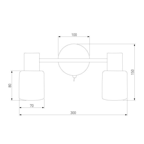 Спот Eurosvet Corso 20089/2 хром