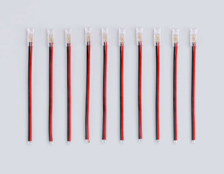 Соединитель гибкий односторонний AMBRELLA LIGHT ILLUMINATION COB 12/24V для лент 5mm (2 конт.) (10шт. в комплекте) GS7373
