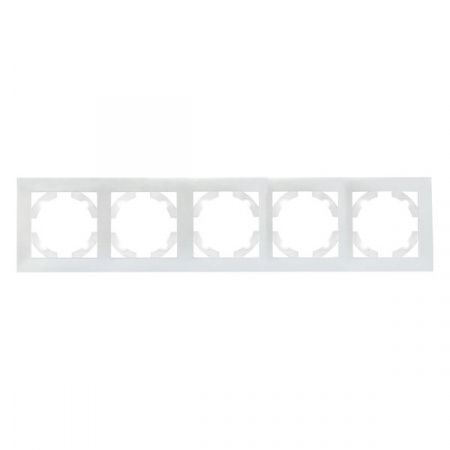 Валенсия Рамка 5-местная жемчуг EKF