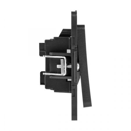 Стокгольм Механизм Выключателя 1-кл. проходного 10А автоматические клеммы черный EKF PROxima