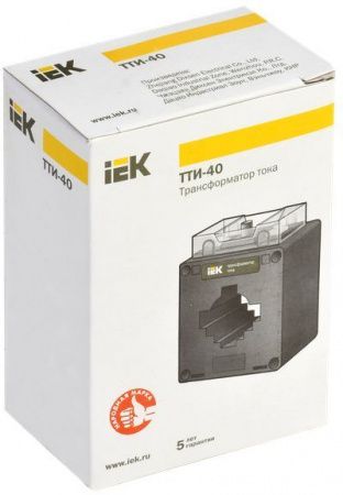 Трансформатор тока  IEK  ТТИ-40  400/5   5ВА кл. точн. 0,5S