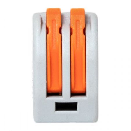 Клемма СМК 222-412 с рычагом 2 отверстия 0,08-2,5(4,0) мм2 EKF PROxima