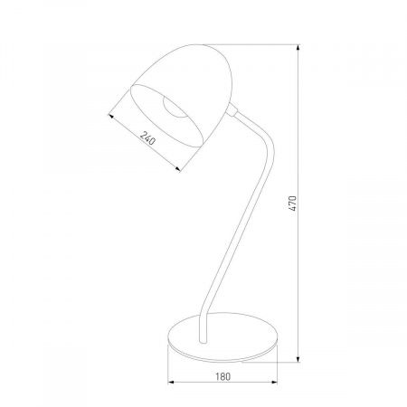 Настольная лампа TK Lighting 5036 Soho Black