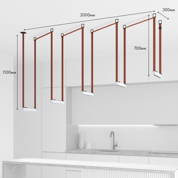 Трековая ременная система Denkirs Belty Set DK55SET17-01-BR