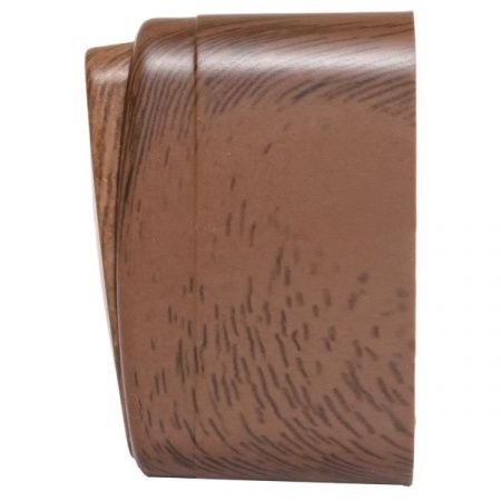 Выключатель 2-клавишный ОП Минск 10А тёмное дерево EKF