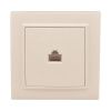 Розетка RJ-45 1-мест. СП бежевый Минск EKF