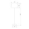 Торшер TK Lighting 2920 Maja Black