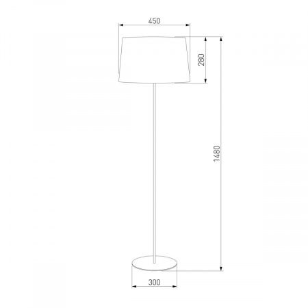 Торшер TK Lighting 2920 Maja Black