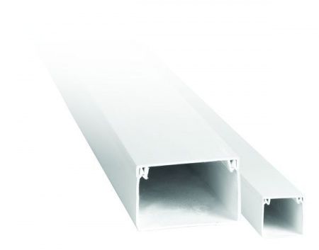 Канал кабельный (80x40) (24 м) белый EKF Basic