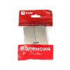 Валенсия лицевая панель выключателя 2-кл. с индикатором 10А кашемир EKF PROxima