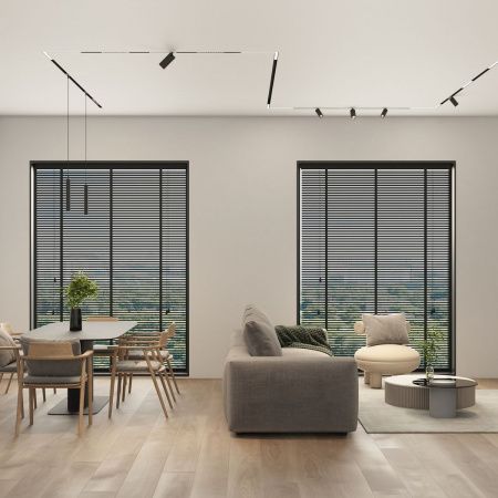 Трековый светодиодный светильник Denkirs Simple Spot DK8220-BK