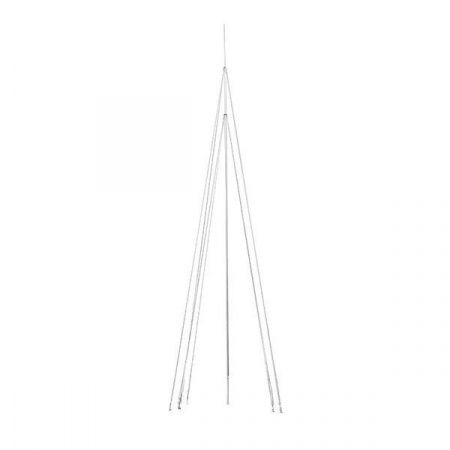 Мачта молниеприемная L=9м, D=40мм (+ коробка с растяжками) Al/NI EKF PROxima