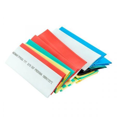 Термоусаживаемая трубка ТУТ нг 20/10 набор:7 цветов по 3шт. 100мм. EKF PROxima