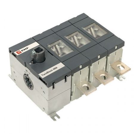 Рубильник 400A 3P без рукоятки управления TwinBlock EKF