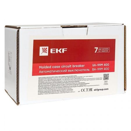 Выключатель автоматический в литом корпусе ВА-99М 400/400А 3P 10In 42кА с термомагнитным расцепителем EKF