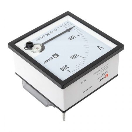 Вольтметр VMA-961 аналоговый на панель (96x96) квадратный вырез 300В прямое подкл. EKF PROxima